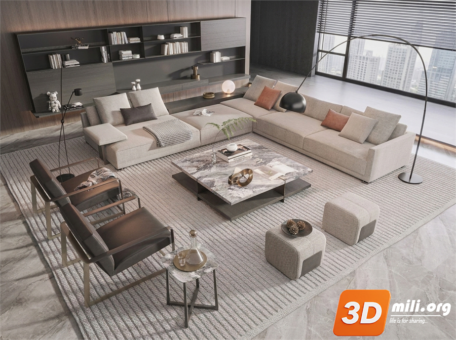 Sofa Minotti Skp Files 